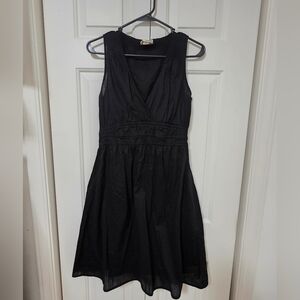 Converse Black Sleeveless V-Neck Mini Sundress Size Medium